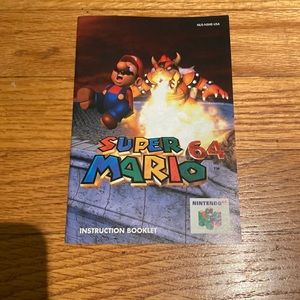 Super Mario 64 Instruction Booklet